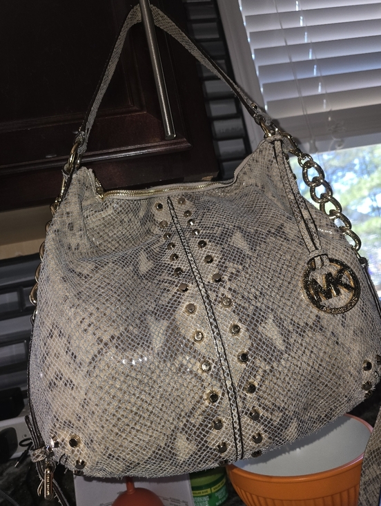 Michael Kors Handbags - Michael Kors Python Crossbody